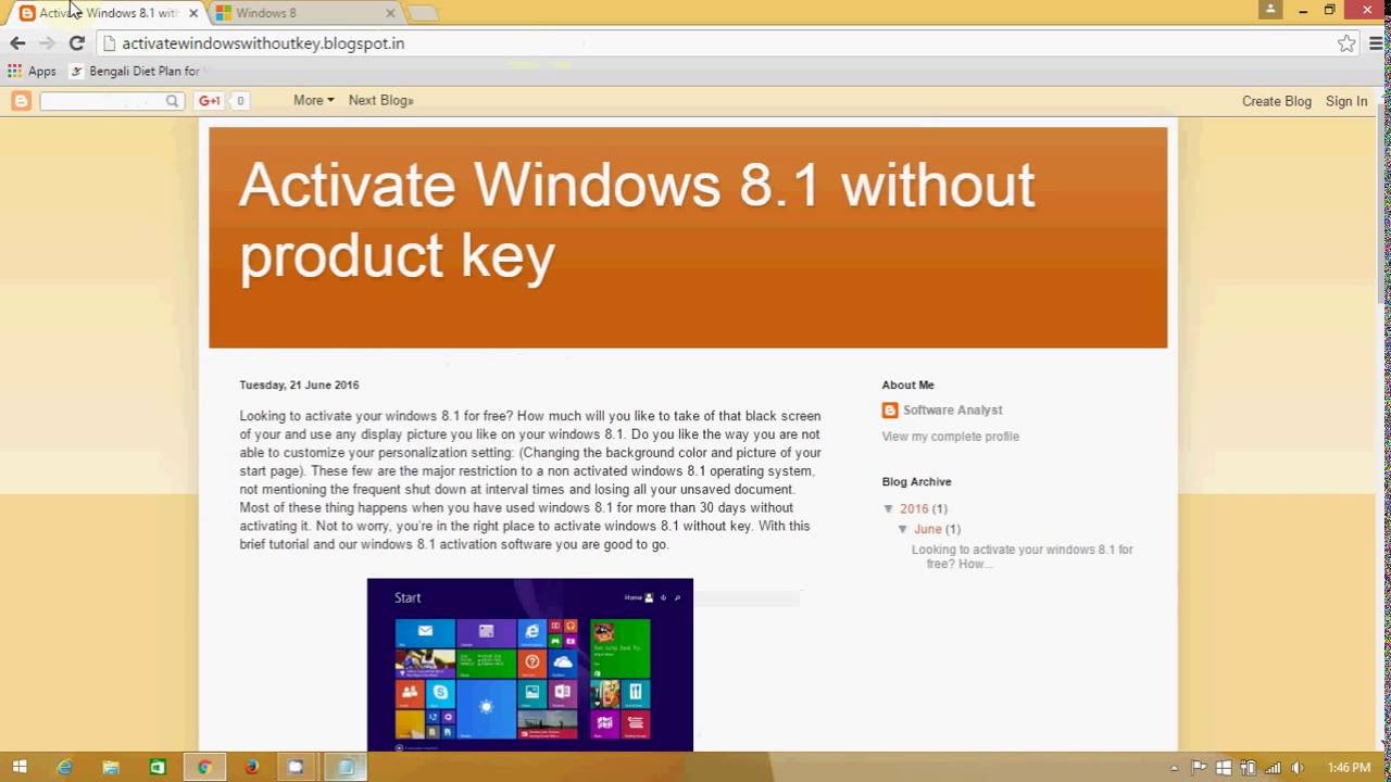Windows 8.1 Genuine Product Key Generator